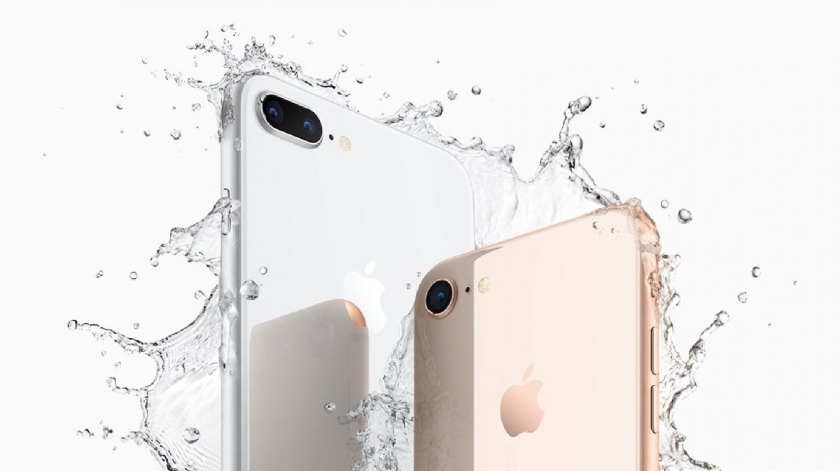 El iPhone 8 y 8 Plus son resistentes al agua