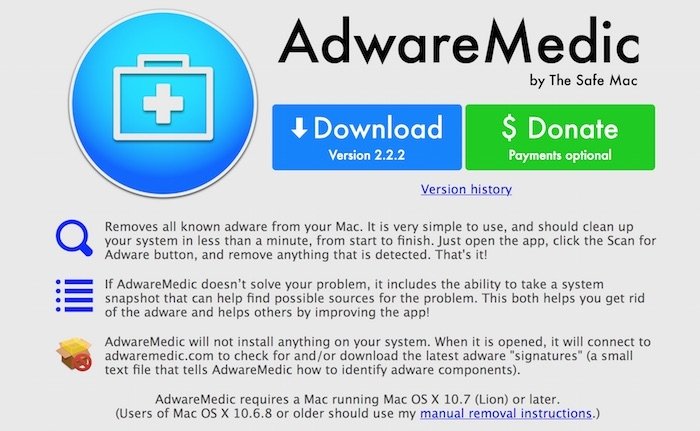 AdwareMedic, una solución gratuita y segura para eliminar el Adware