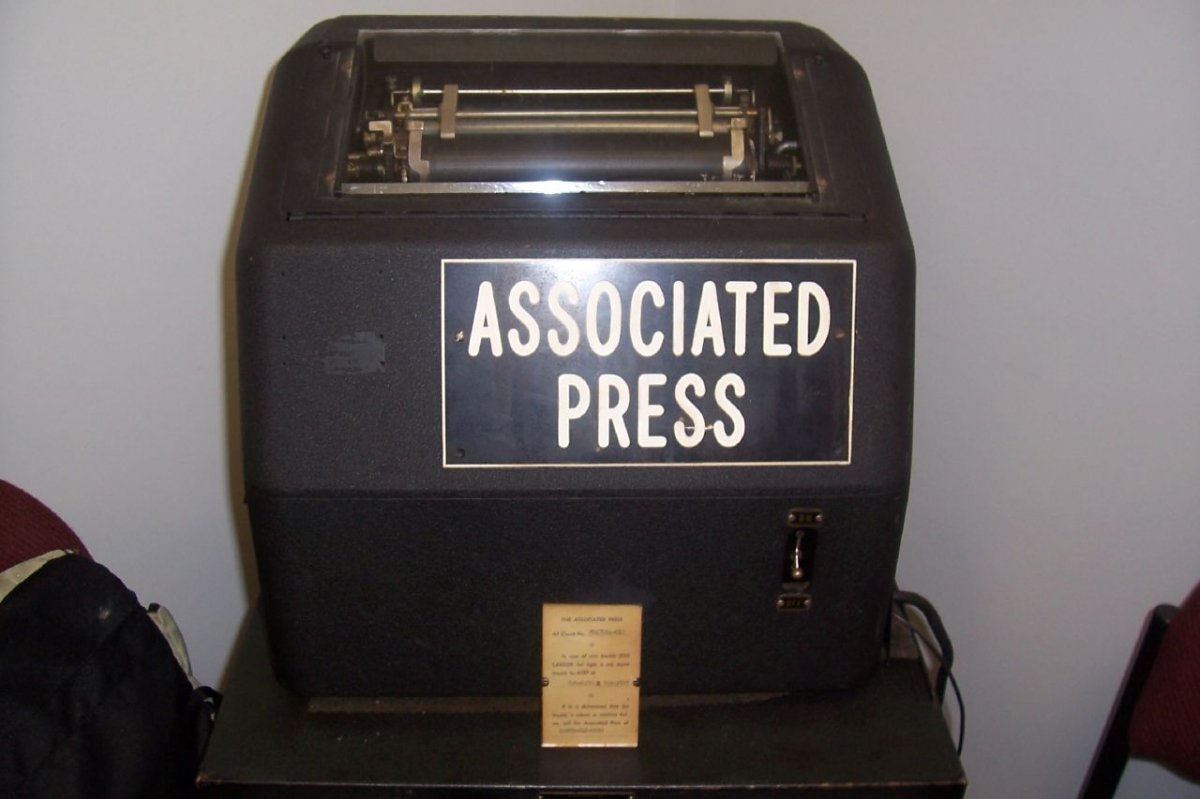 Antiguo teletipo de Associated Press