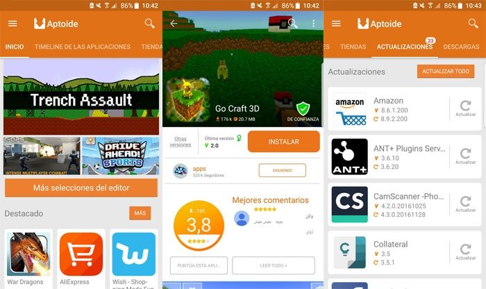 Aptoide Market Alternativo Android