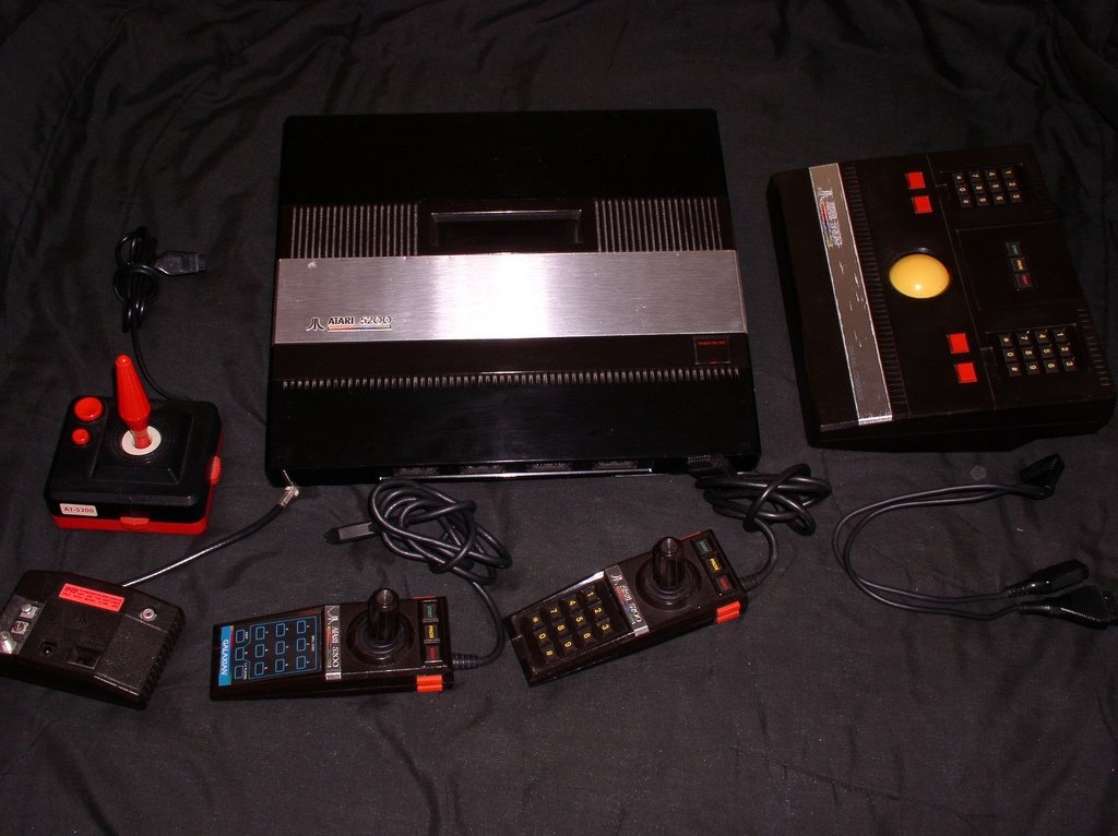 Atari 5200 con todos sus accesorios