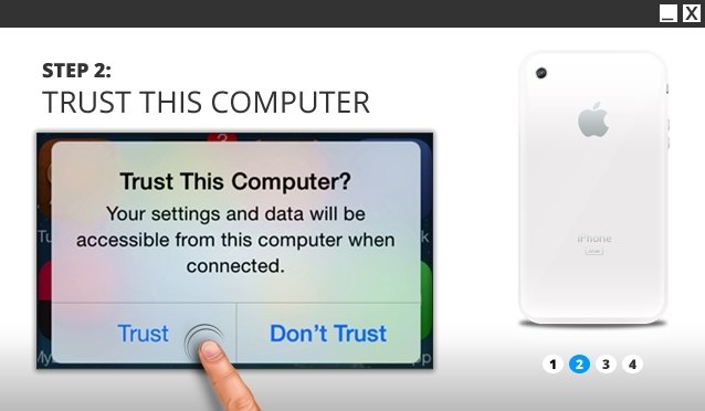 Autoriza a tu ordenador a acceder a los datos del iPhone