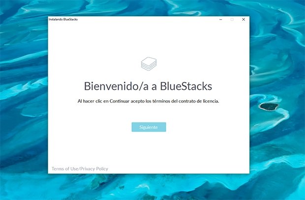 Inicio de BlueStacks