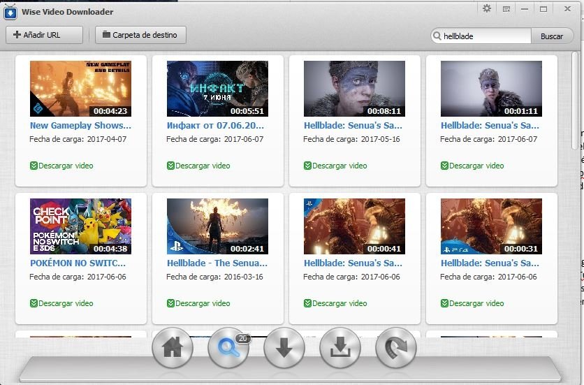 Buscador de Wise Video Downloader
