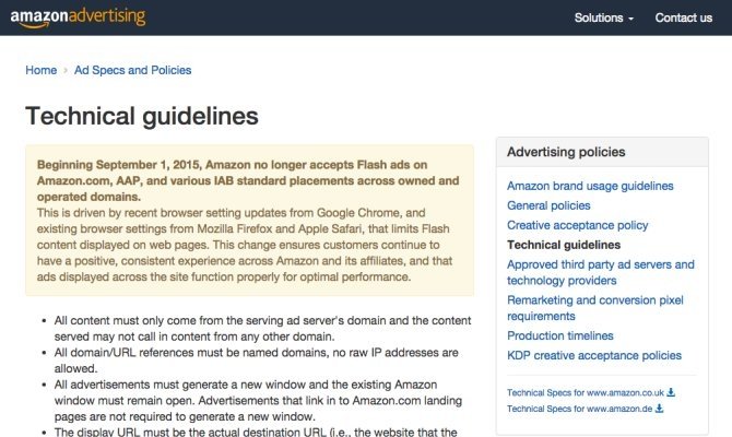 Captura de pantalla del comunicado de Amazon