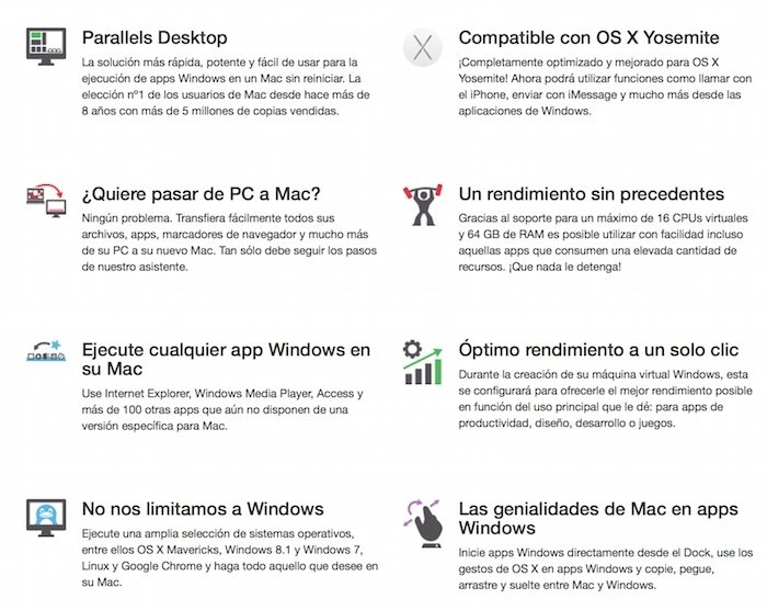 Características Parallels