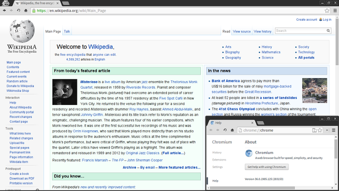Chromium, versión de código abierto de Chrome