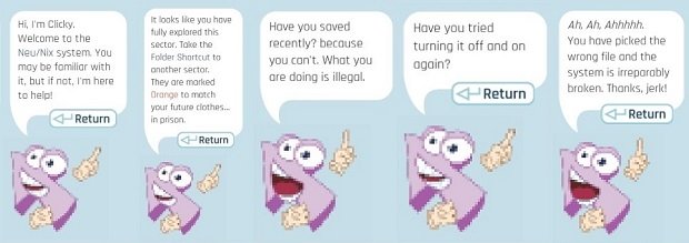 Clicky y algunos de sus comentarios más sarcásticos