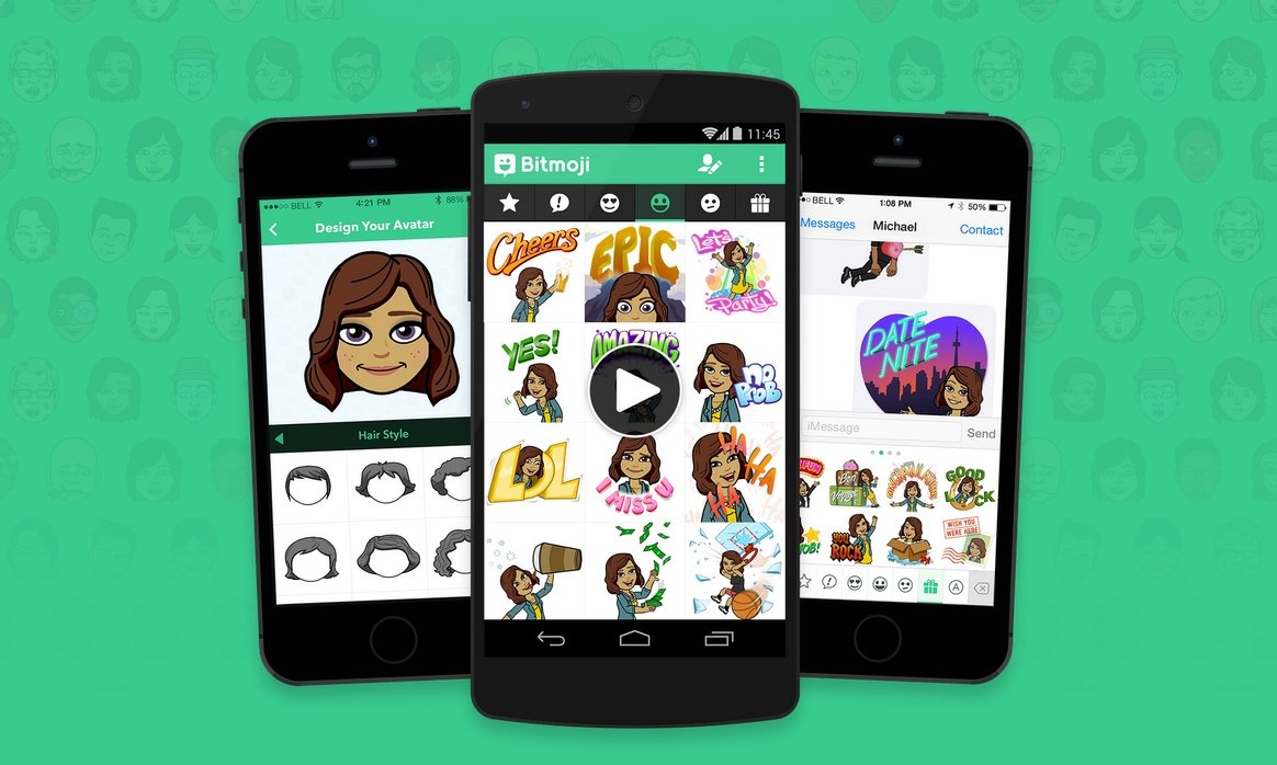 Con aplicaciones como Bitmoji tu expresividad se multiplica por mil