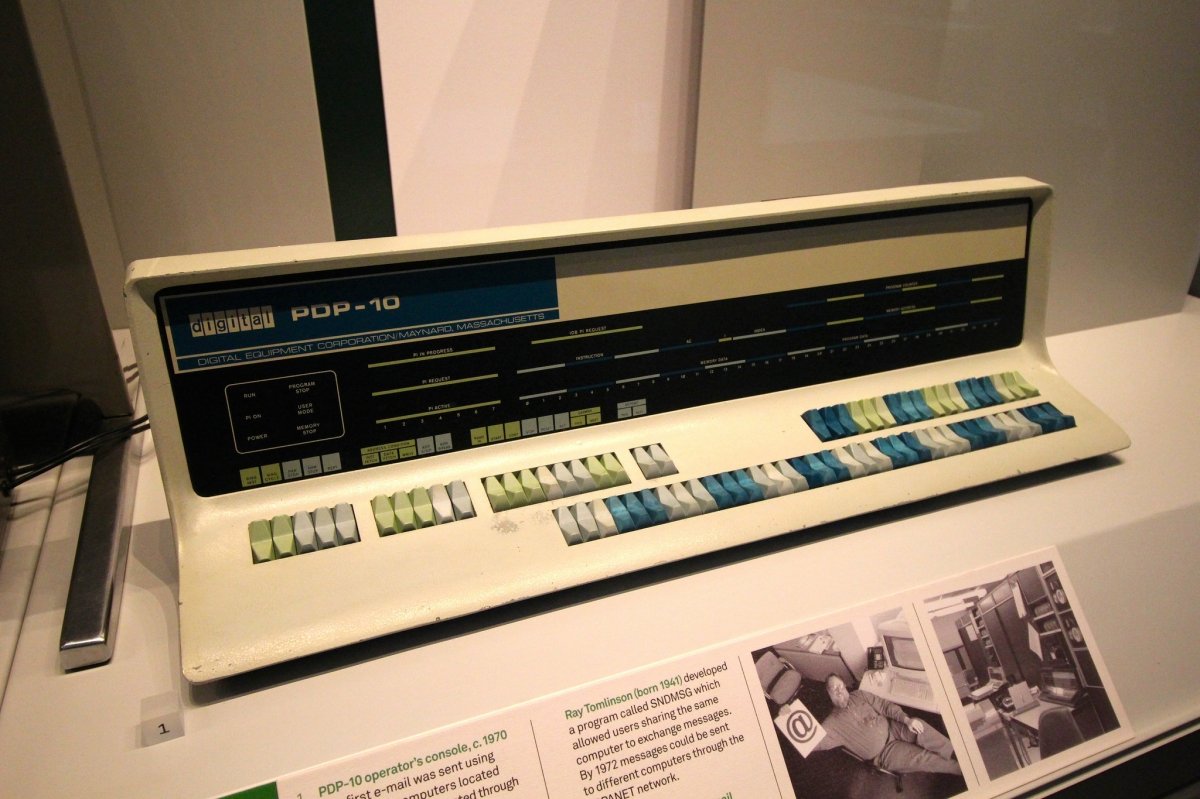 Consola de una máquina PDP-10
