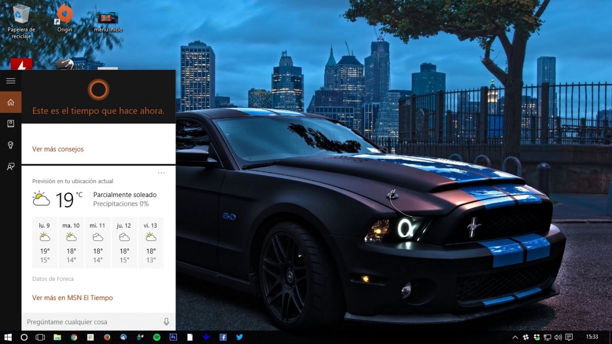 Cortana ha llegado ya al escritorio