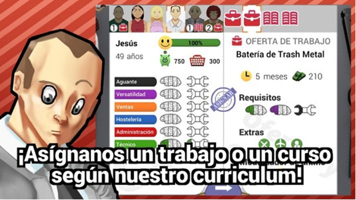 Desesparados juego para móviles del paro en España