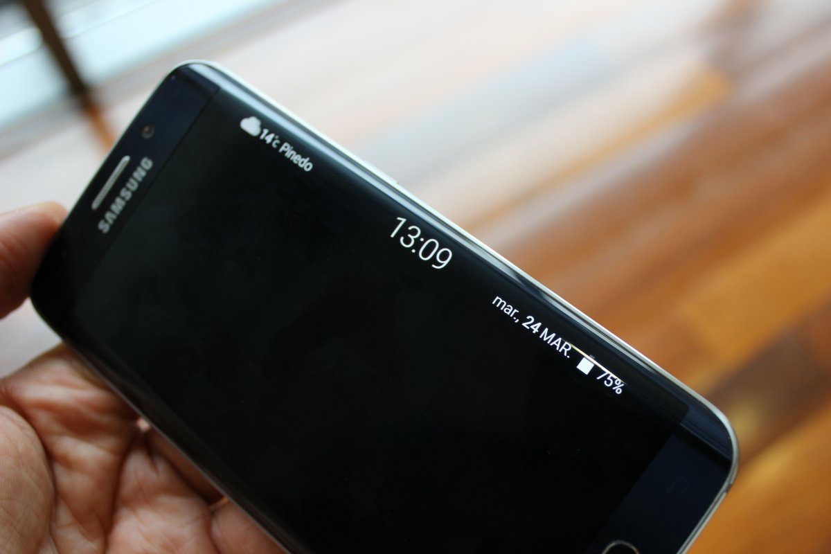 El borde del S6 Edge sirve como centro de notificaciones