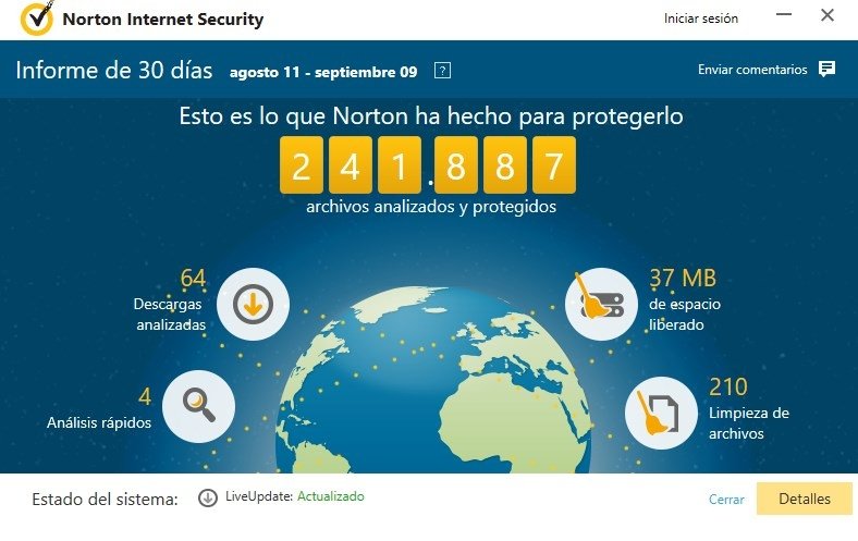 En el panel de control del antivirus podremos ajustar la protección contra sitios maliciosos
