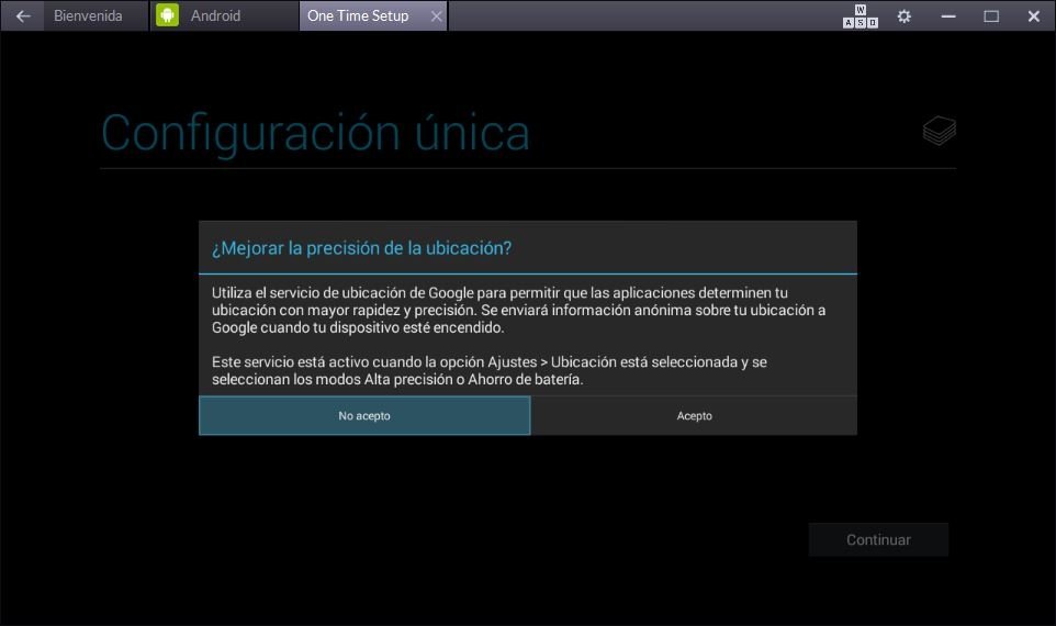 Este paso solo lo tendremos que hacer una vez