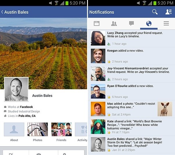 Facebook supera la barrera de los mil millones de descargas