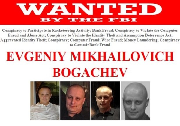 Ficha del FBI de Evgeniy Mikhailovich Bogachev