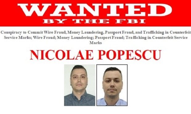 Ficha del FBI de Nicolae Popescu