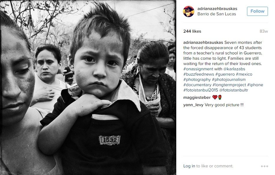 Foto tomada en el Barrio de San Lucas en Guerrero