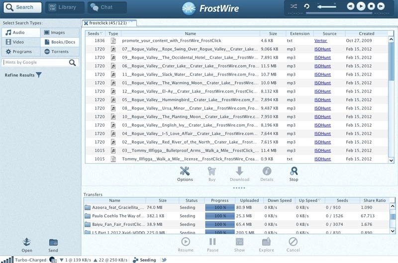 FrostWire para Mac