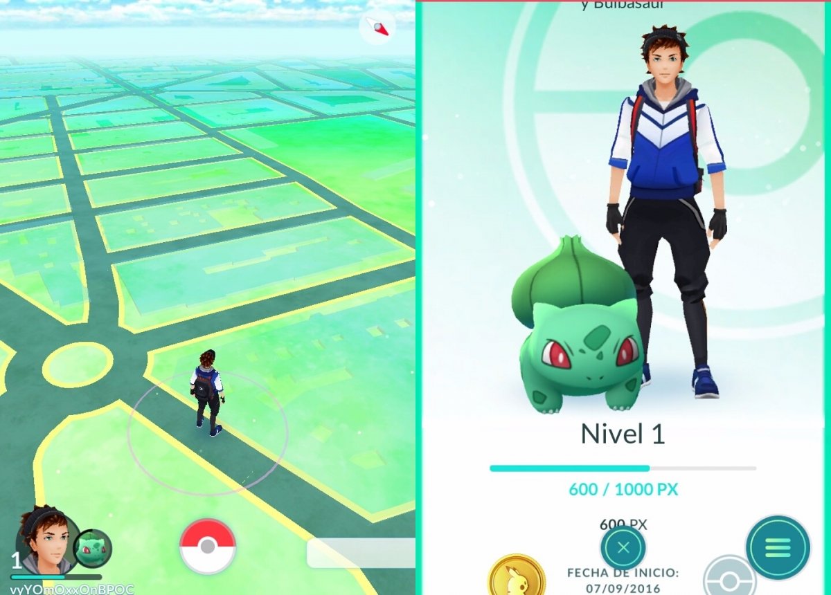 Gameplay de Pokémon GO