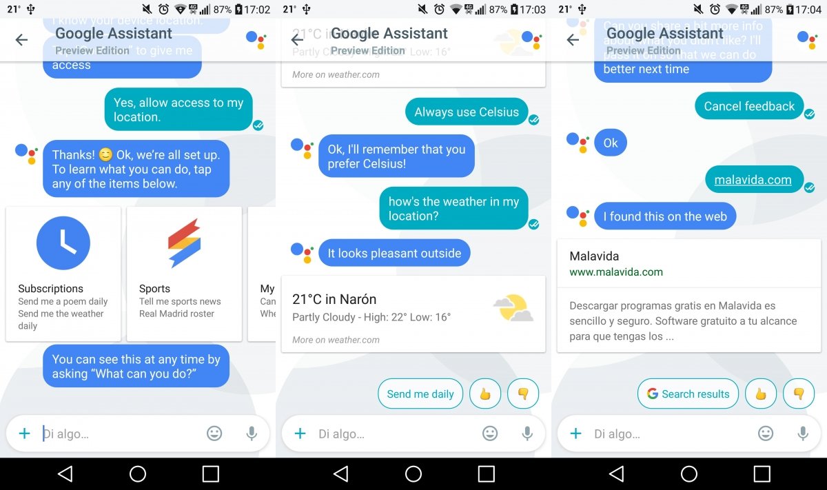 Google Assistant en Google Allo