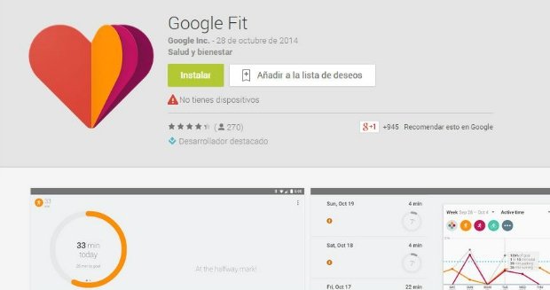Google Fit, la cuantificación de Google, ya disponible para Android - imagen 2