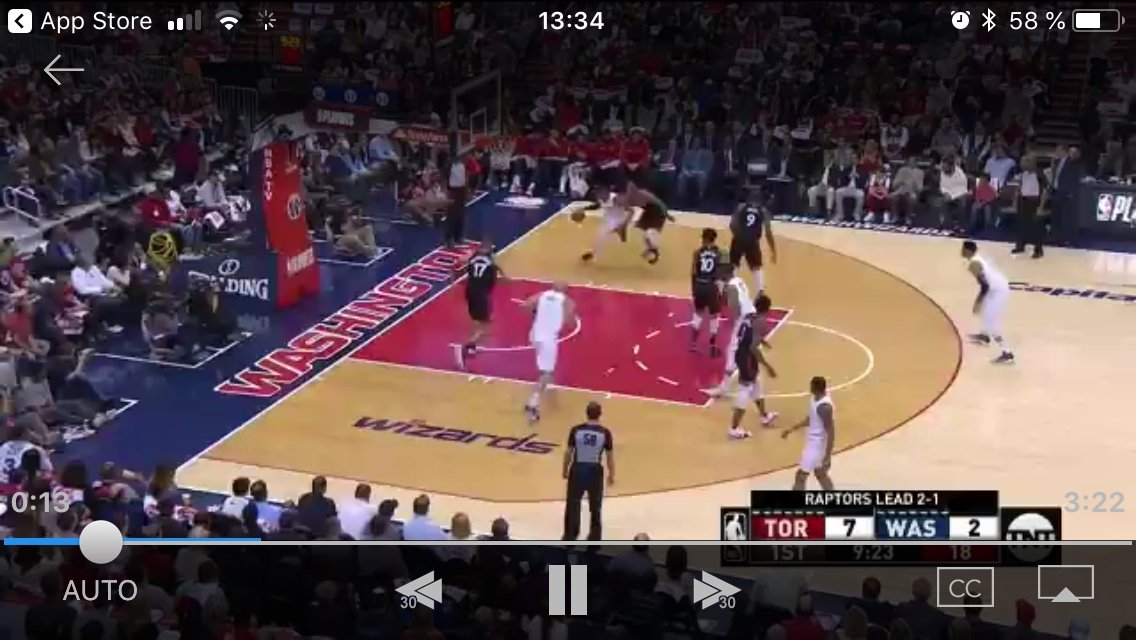 Highlights de un partido de la NBA