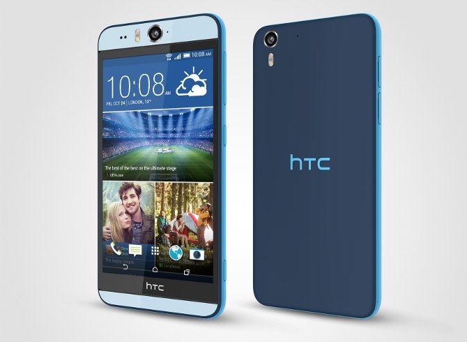 HTC Desire Eye rojo y azul, los colores invaden HTC - imagen 2