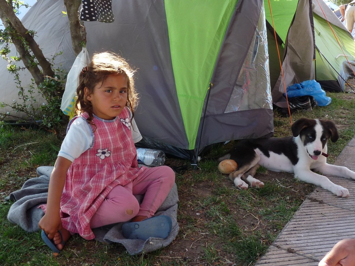 Imagen representativa de un campamento de refugiados