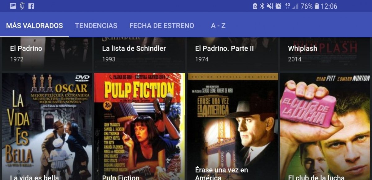 Interfaz de Pelis Magnet
