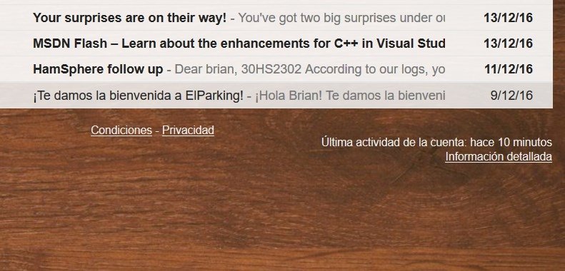 La función de Información Detallada de Gmail te dice quién y cuando ha iniciado sesión en tu cuenta