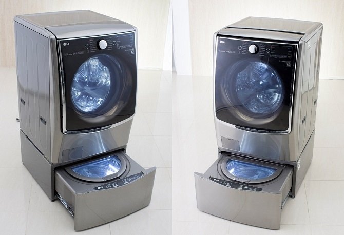 La primera lavadora doble, el LG Twin Wash
