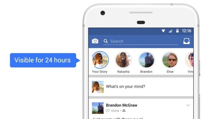 Las publicaciones de Facebook Stories durarán 24 horas