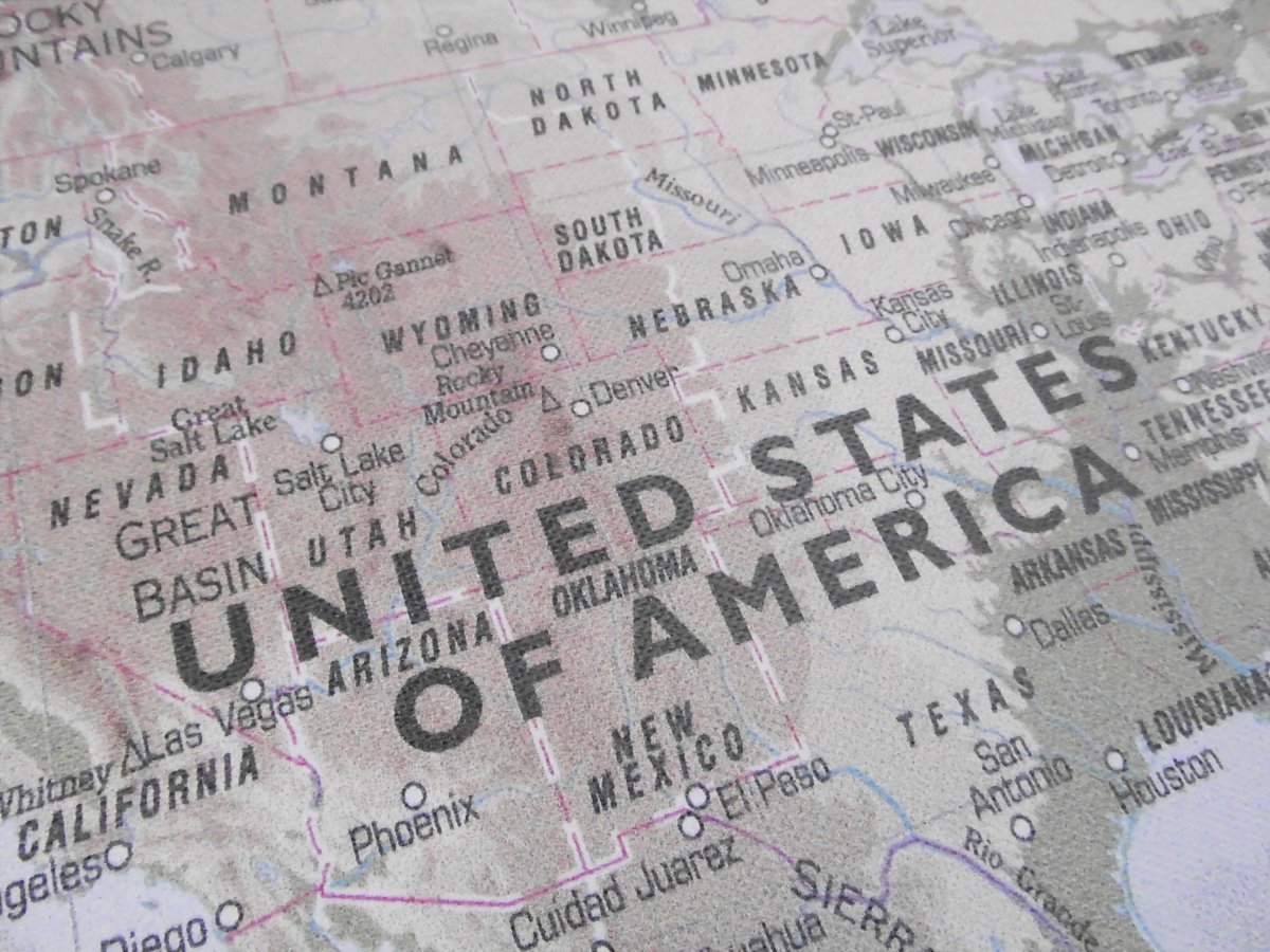 Mapa de Estados Unidos