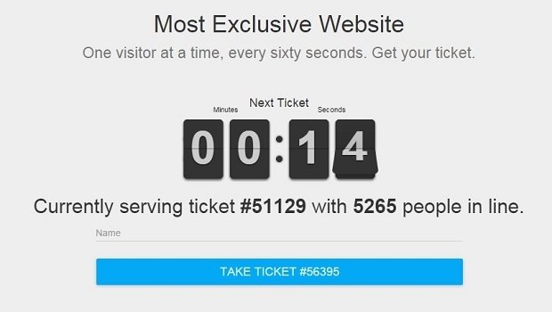 Más de 5.000 personas en cola en el momento en el que hemos accedido a la web