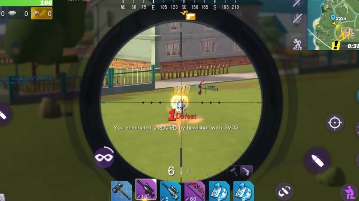 Modo francotirador en Fortcraft