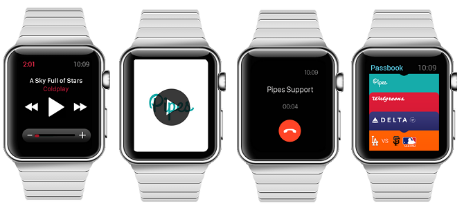 Música, vídeo, llamadas y Passbook en Apple Watch