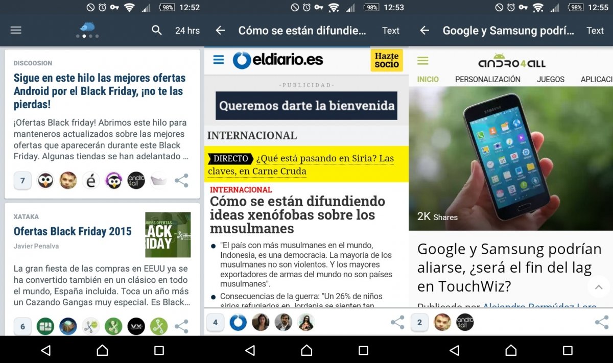 Nuzzel es un lector de noticias que se nutre de Twitter