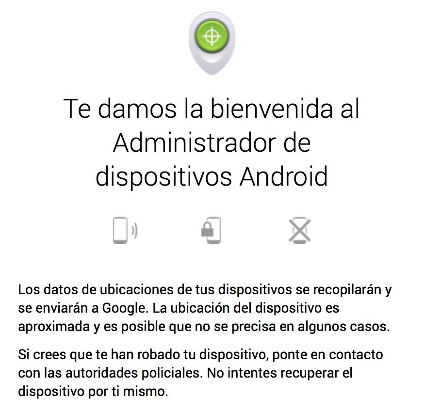 Opciones del kill switch de Android