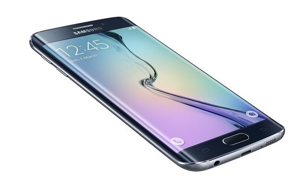 Primer plano de la pantalla del Galaxy S6 Edge