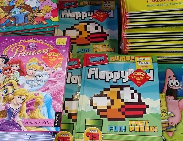 Productos de merchandising de Flappy Bird