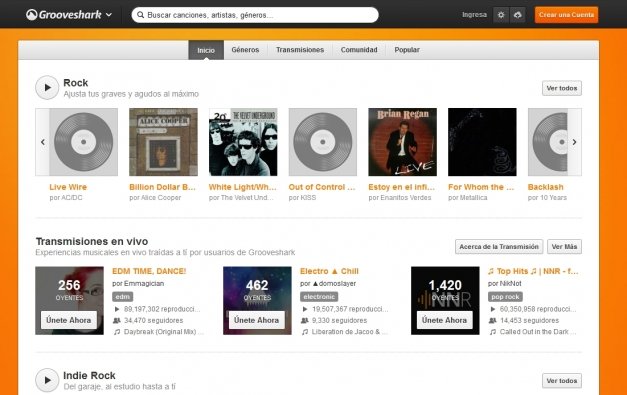 Grooveshark declarada culpable de violar derechos de autor