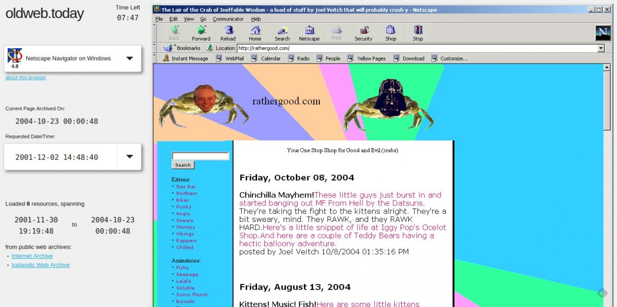 Rathergood era una de las webs más freaks y psicodélicas. Sigue en activo