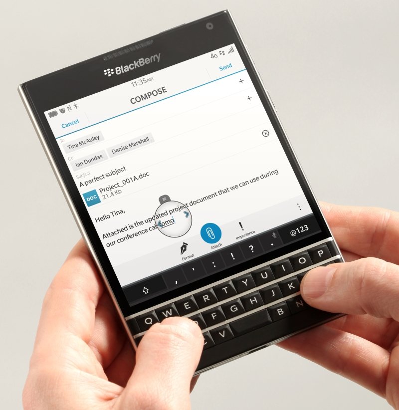 Se presenta BlackBerry Passport, el smartphone cuadrado - imagen 4