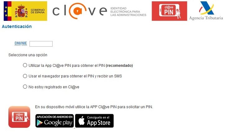 Selección de método para obtener el PIN