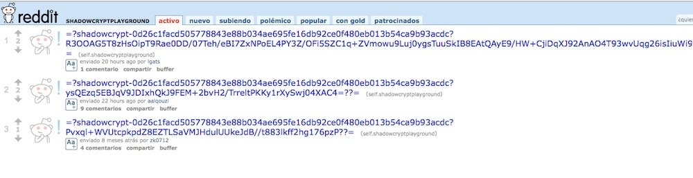 ShadowCrypt encripta tuits, e-mails y estados de Facebook - imagen 2