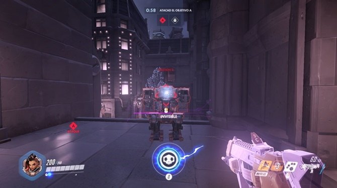 sombra sorprendiendo a bastion por la espalda
