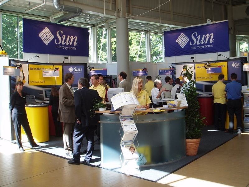 Stand de Sun Microsystems en Linuxtag 2004