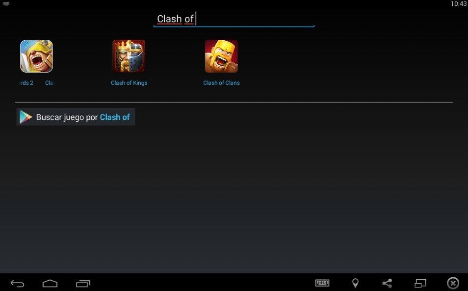Su buscador manual te permitirá encontrar Clash of Clans u otras aplicaciones